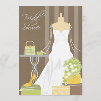 Invitation à la douche nuptiale