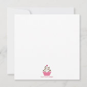 Invitation à la douche nuptiale (Dos)