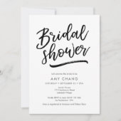 Invitation à la douche nuptiale (Devant)