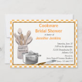 Invitation à la douche nuptiale (Devant)