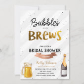 Invitation à la douche nuptiale (Devant)