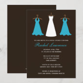 Invitation à la douche nuptiale (Devant / Derrière)