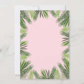 Invitation à la douche nuptiale à ananas tropical (Dos)