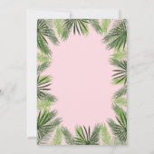 Invitation à la douche nuptiale à ananas tropical (Dos)