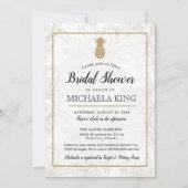 Invitation à la douche nuptiale à ananas tropicale (Devant)