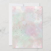 Invitation à la douche nuptiale à haute teneur en  (Dos)