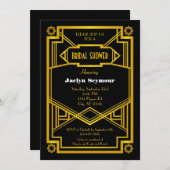 Invitation à la douche nuptiale à Hollywood dans l (Devant / Derrière)