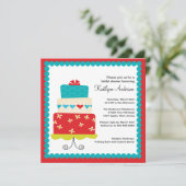 Invitation à la douche nuptiale à la mode de Cake (Debout devant)