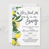 Invitation à la douche nuptiale à la pression de c (Devant)