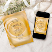 Invitation à la douche nuptiale à la rose blanche