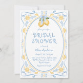 Invitation à la douche nuptiale à lunettes de citr (Devant)