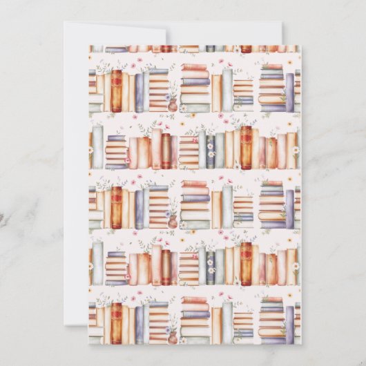 invitation à la douche nuptiale à thème (Dos)