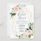 Invitation à la douche nuptiale Airy Blush (Devant)