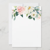 Invitation à la douche nuptiale Airy Blush (Dos)