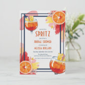 invitation à la douche nuptiale aperol spritz (Debout devant)