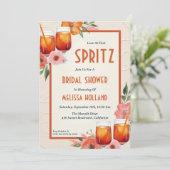 invitation à la douche nuptiale aperol spritz (Debout devant)