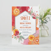 invitation à la douche nuptiale aperol spritz (Debout devant)