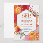 invitation à la douche nuptiale aperol spritz (Devant / Derrière)