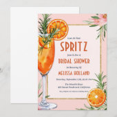 invitation à la douche nuptiale aperol spritz (Devant / Derrière)