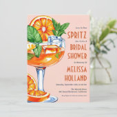 invitation à la douche nuptiale aperol spritz (Debout devant)
