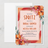 invitation à la douche nuptiale aperol spritz (Devant / Derrière)