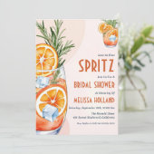 invitation à la douche nuptiale aperol spritz (Debout devant)