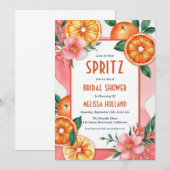 invitation à la douche nuptiale aperol spritz (Devant / Derrière)