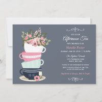 Invitation à la douche nuptiale après-midi Thé | R