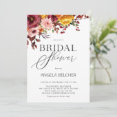 Invitation à la douche nuptiale automne (Debout devant)