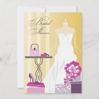 Invitation à la douche nuptiale - Berry et Plum