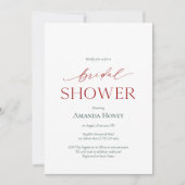 Invitation à la douche nuptiale Berry Festive (Devant)