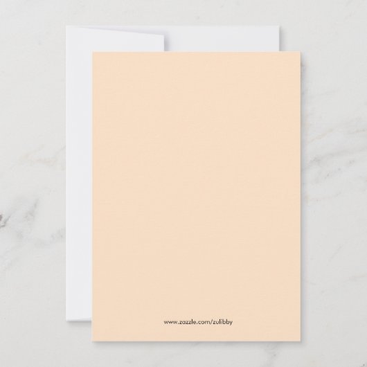 Invitation à la douche nuptiale Black & Blue Linge (Dos)