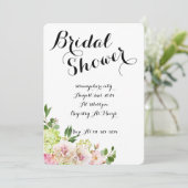 invitation à la douche nuptiale blanche avec desig (Debout devant)