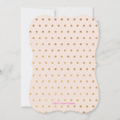 Invitation à la douche nuptiale bleu (Dos)