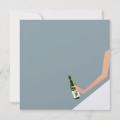 invitation à la douche nuptiale bleu ciel (Dos)