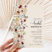 Invitation à la douche nuptiale Boho moderne