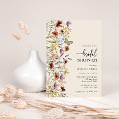 Invitation à la douche nuptiale Boho moderne