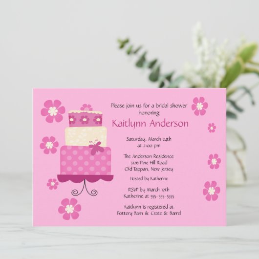 Invitation à la douche nuptiale branchée de Mod Ca (Debout devant)