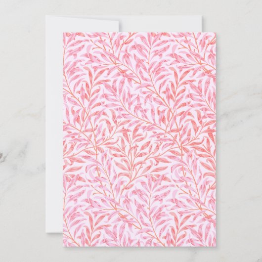 Invitation à la douche nuptiale Breezy Leaf (Dos)