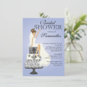 Invitation à la douche nuptiale    Brunette (Debout devant)