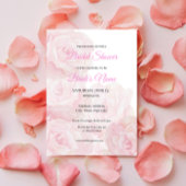 Invitation à la douche nuptiale Camila Elegant Ros