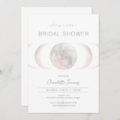 Invitation à la douche nuptiale céleste de la Lune (Devant / Derrière)