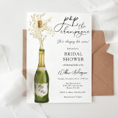 Invitation à la douche nuptiale Champagne