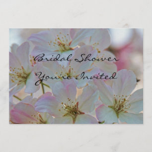 Invitation à la douche nuptiale Cherry Blossom