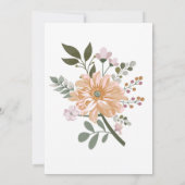 Invitation à la douche nuptiale Chic Tree Blossoms (Dos)