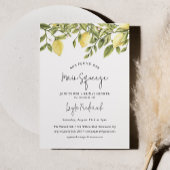 Invitation à la douche nuptiale CITRON Lemon