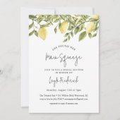 Invitation à la douche nuptiale CITRON Lemon (Devant)