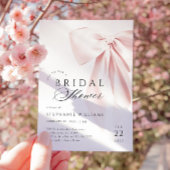 Invitation à la douche nuptiale classique à la cou