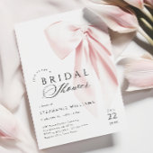 Invitation à la douche nuptiale classique à la cou