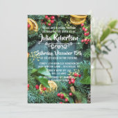 Invitation à la douche nuptiale classique en couro (Debout devant)